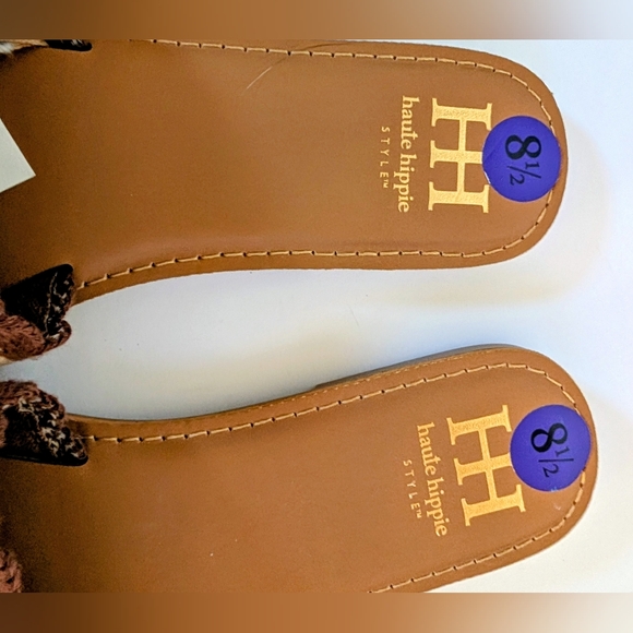 NWT Haute Hippie Crochet Sandals - Women's Size 8.5 - Picture 2 of 4